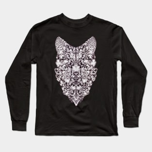 Ornate Wolf Long Sleeve T-Shirt